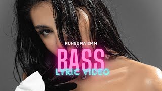 Ruhsora Emm- Bass (lyric video)