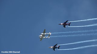 Alpha Jet and P 38 air show