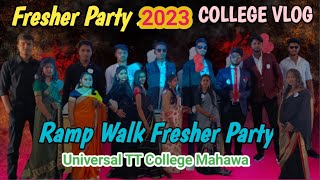 freshers party in college  || college vlog  || Universal tt college mahawa | remp wack college