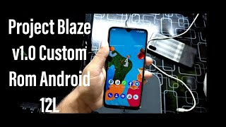 Project Blaze v1.0 Android 12L custom Rom For Redmi note 8