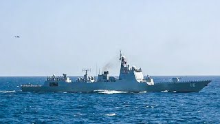 Совместное российско-китайское военно-морское учение «Мирное море-2022» в Аравийском море