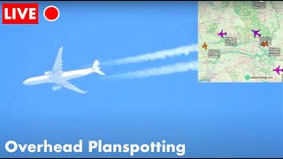 PlaneSpotting LIVE Stream 🔴 Overhead AirTraffic From The Roof