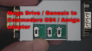 Mega Drive / Genesis to Commodore C64 / Amiga adapter