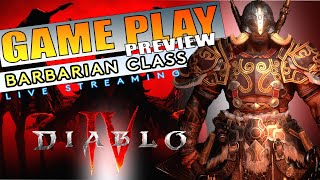 Diablo IV - Gameplay - PS5 - Barbarian Class - Leveling Up before Season 5 End