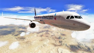 American Airbus A321 Toliss | BSS Sound Pack | Phoenix to Portland (X-Plane 11)