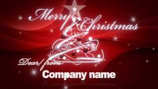 Custom made Christmas Video for your Business or personal use