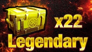 22 Legendary "Treasure" Chest Opening ||World of Tanks Blitz||