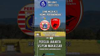 Jadwal Liga 1 Hari Ini - Persija Jakarta vs PSM Makassar #shorts #persija #psm