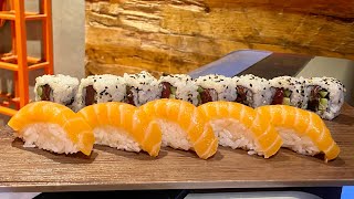 Spicy Tuna Roll - Salmon Nigiri - Mixed Sushi