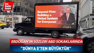 Erdoğan'ın Sözleri ABD Sokaklarında Yankılandı! #haber