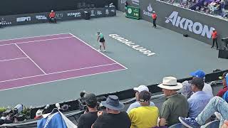 Ostapenko vs S. Kenin match point GDL OPEN AKRON 2023, WTA 1000. Guadalajara, México!