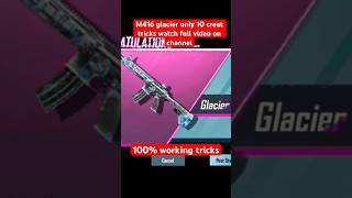 Only 10 crate M416 glacier opening tricks #shorts