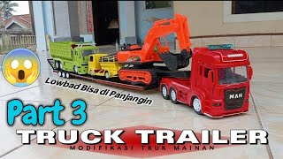 Modifikasi truk mainan menjadi truk trailer part 3 #truck #trukoleng