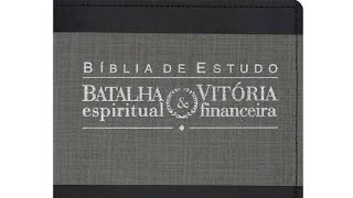 Bíblia de estudo batalha espiritual e vitória financeira