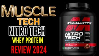 Muscle Tech NitroTech Whey Protein review 2024| Muscle tech whey protein | best whey protein#youtube