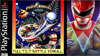 Power Rangers Zeo: Full Tilt Battle Pinball PS1 Gameplay