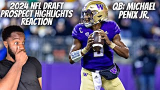 Michael Penix Jr Is Going To Be A Solid NFL QB! | REACTION TO Michael Penix 2023 Highlights