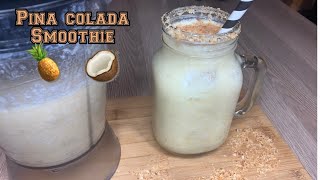 PINA COLADA SMOOTHIE RECIPE | HOW TO MAKE DAIRY FREE HEALTHY SMOOTHIE RECIPE | EFE FOOD KITCHEN