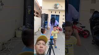 si om hantu ganggu, lg gaya depan kamera jg#shorts #anaklucu#videoanak#anakbermain#duniaanak#funny