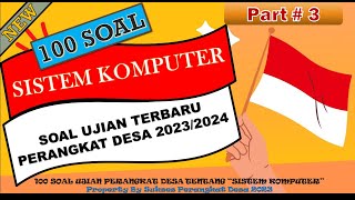 LATIHAN SOAL UJIAN PERANGKAT DESA 2023 - SISTEM KOMPUTER PART # 3 #tesperangkatdesa