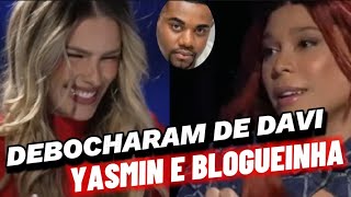 COM BLOGUEIRINHA YASMIN BRUNET DEBOCHA DAVI CAMPEÃO DO BBB-24