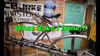 Building A Custom Fabricated Lowrider Bicycle For A Build Off Part: 9ish?