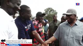 Highlights of President Barrow Visit to Urban 50 km Roads