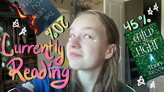 Reading My 'CURRENTLY READING' Books On Goodreads | Reading Vlog