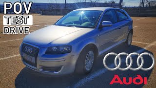 AUDI A3 8P 2006 1.9 TDI | 105 HP  Sportback | 4K POV Test Drive