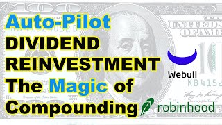 Auto Pilot Dividend Reinvestment. The Magic of compounding interest