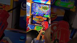 How do we get better at this Nerf Game? #arcade #shootinggames #nerf