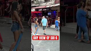 DAY VIEW OF SOI 6 PATTAYA…. #gurujiinaction #dance #beach #thailand #travel #explore