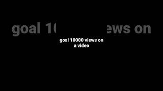 my goal in youtube