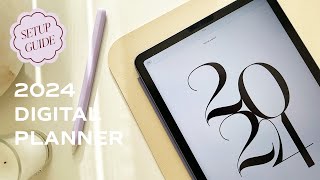 2024 Digital Planner Download and Setup Guide | Features Google and Apple Calendar Integration 📅