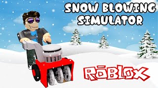 SNOW BLOWING SIMULATOR Roblox