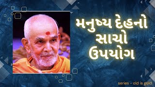 મનુષ્ય દેહનો સાચો ઉપયોગ | The True Purpose of the Human Body by HDH Mahant Swami Maharaj