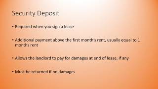 Lease Agreements