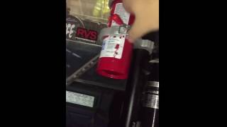 304 Offroad Quick release fire extinguisher mount