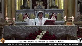 Santa Misa viernes, Semana XXX, Tiempo Ordinario, Solemnidad de Todos los Santos