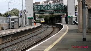 Irish Rail IE29000 Class InterCity train to Connolly, passing Salthill And Monkstown