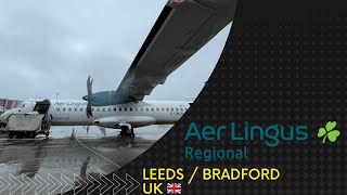 ATR 72-600 Take Off | Emerald Airlines UK | Leeds Bradford to Belfast City | 22/07/2023