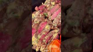 Garlic Butter Steak and Shrimp | Over The Fire Cooking by Derek Wolf