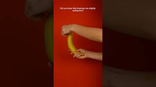 Bananas are radioactive #shorts #science