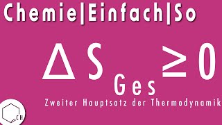 Chemie|Einfach|So: Zweiter Hauptsatz der Thermodynamik (Mehr Entropie? Ja, bitte!)