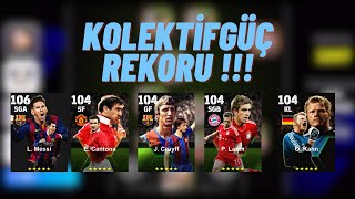 KOLEKTİF GÜÇ REKORU !!! EFOOTBALL 2024 MOBİLE