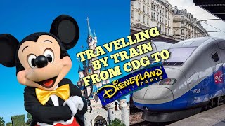 TRAIN RIDE to DISNEYLAND PARIS from PARIS | Adventure Begins