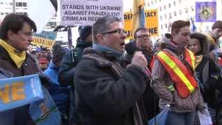 Mega March Euromaidan Toronto March 16, 2014