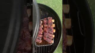 Budget beef rib WIN!! Cheapest BBQ on the @WeberBBQAusNZ Kettle! @HeatBeadsBBQBriquettes #bbq