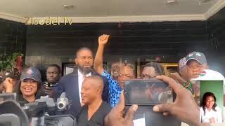 Femi Falana, Opara, Deji Adeyanju lead Ajaero to Police headquarters