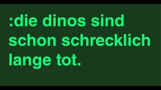 SMEHL - Die Dinos sind schon schrecklich lange tot